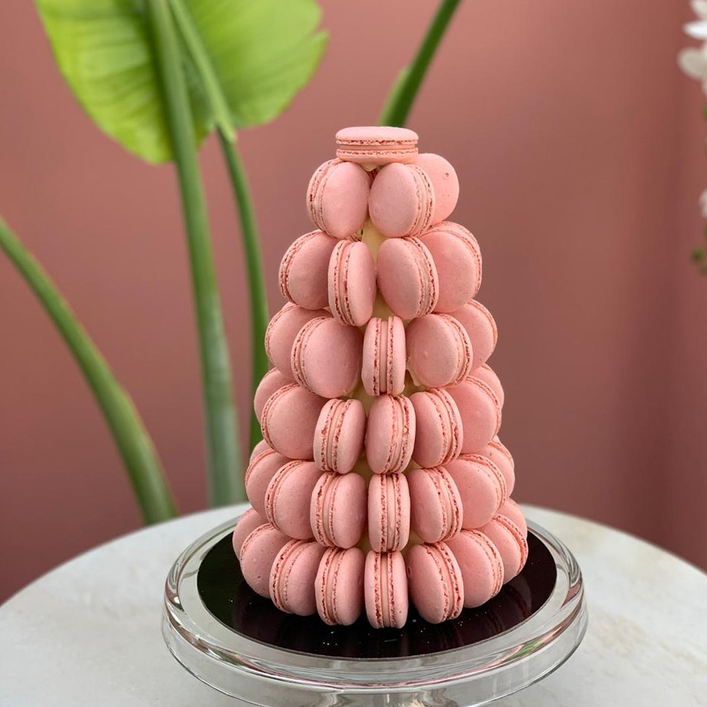 Side by Side Macaroon Tower – Small